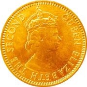 1 Cent - Elizabeth II 1st portrait obverse image