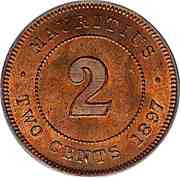 2 Cents - Victoria reverse image