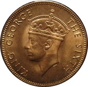 2 Cents - George VI obverse image