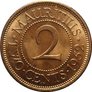 2 Cents - George VI reverse image