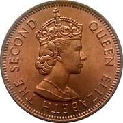 2 Cents - Elizabeth II 1st portrait obverse image
