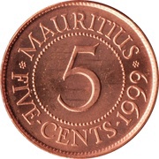 5 Cents reverse image