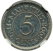 5 Cents Pattern reverse image