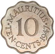 10 Cents - George VI reverse image
