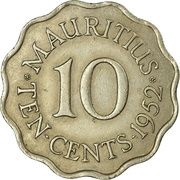 10 Cents - George VI reverse image