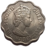 10 Cents - Elizabeth II 1st portrait obverse image