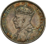 ½ Rupee - George V obverse image