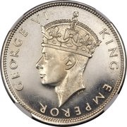 1 Rupee - George VI obverse image