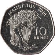 10 Rupees magnetic reverse image