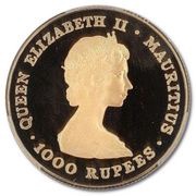 1000 Rupees - Elizabeth II International Year of Disabled Persons obverse image