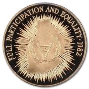1000 Rupees - Elizabeth II International Year of Disabled Persons reverse image