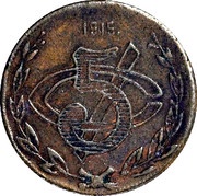 5 Centavos reverse image