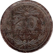 20 Centavos reverse image