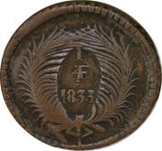 ¼ Real "Quarto/Quartilla" reverse image