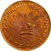 5 Centavos Constitutionalist Army obverse image