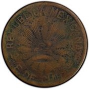 5 Centavos Constitutionalist Army, Mexico, 1915 reverse image