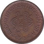 10 Centavos Constitutionalist Army, Mexico, 1915 reverse image
