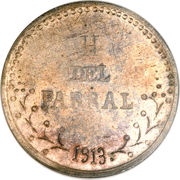 1 Peso Hidalgo del Parral obverse image