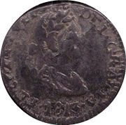 ½ Real - Fernando VII Royalist Coinage obverse image