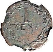 1 Centavo Estado de Durango reverse image
