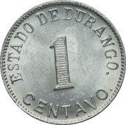 1 Centavo Estado de Durango reverse image
