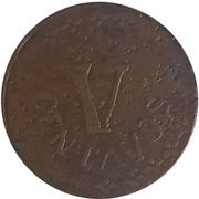 5 Centavos Estado de Durango, Mexico, 1914 reverse image
