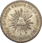 1 Peso Cuencame reverse image