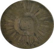 ¼ Real "Quarto/Quartilla", Mexico, 1828-1829 reverse image