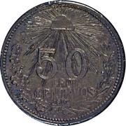 50 Centavos Cacahuatepec reverse image