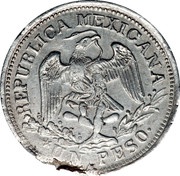 1 Peso Emiliano Zapata obverse image