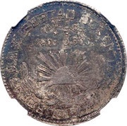 1 Peso Taxco reverse image