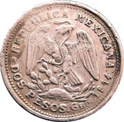 2 Pesos Emiliano Zapata obverse image