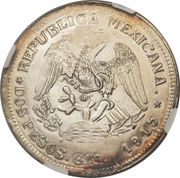 2 Pesos Emiliano Zapata obverse image