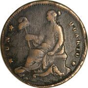 ¼ Real "Quarto/Quartilla", Mexico, 1836 reverse image
