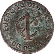 1 Centavo Army of the North reverse image