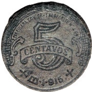 5 Centavos Toluca reverse image