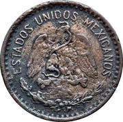 20 Centavos Toluca - Countermarked obverse image
