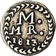 ½ Real Insurgent Coinage, Mexico, 1811-1813 reverse image