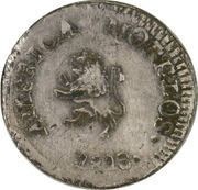 ½ Real Insurgent Coinage, Mexico, 1812-1813 reverse image