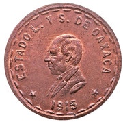 20 Centavos Provisional Government obverse image