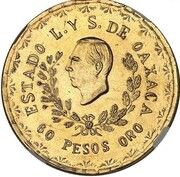 60 Pesos Provisional Government obverse image