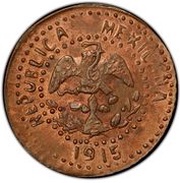 2 Centavos Tetela del Oro y Ocampo obverse image