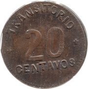 20 Centavos Chiconcuatla reverse image
