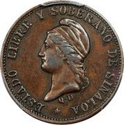 ¼ Real Pattern obverse image