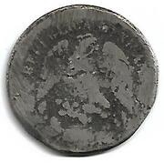 1 Peso Buelna / Carrasco - Countermarked obverse image
