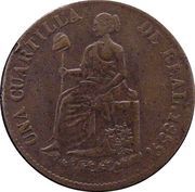 ¼ Real "Quarto/Quartilla" reverse image