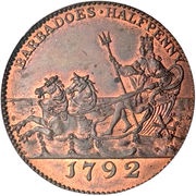 ½ Penny reverse image