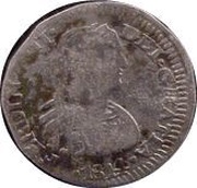 ½ Real - Fernando VII Royalist Coinage obverse image