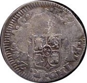 ½ Real - Fernando VII Royalist Coinage reverse image