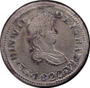 ½ Real - Fernando VII Royalist Coinage obverse image